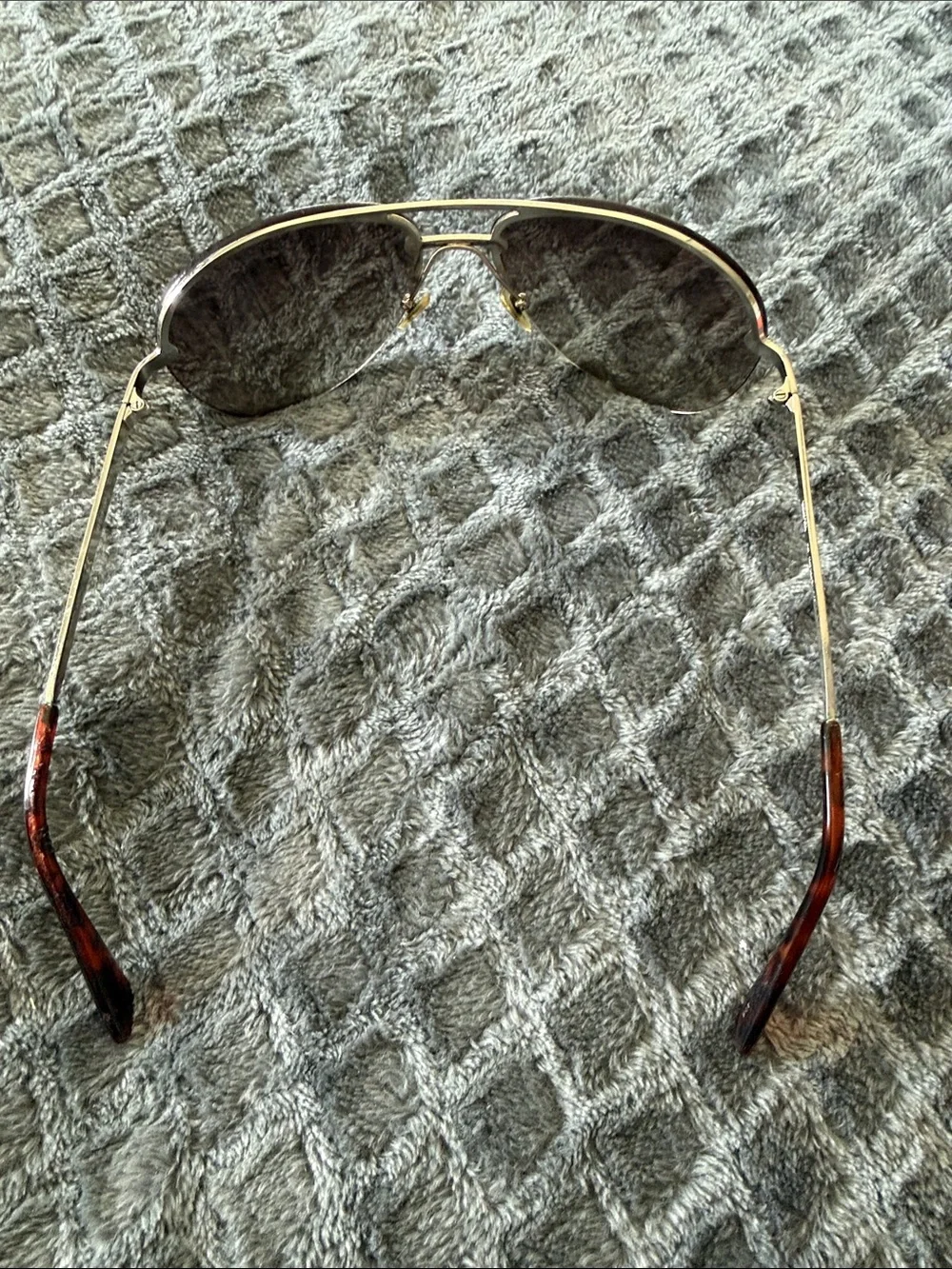 Michael Kors Aviator Sunglasses with Brown Gradient Lenses